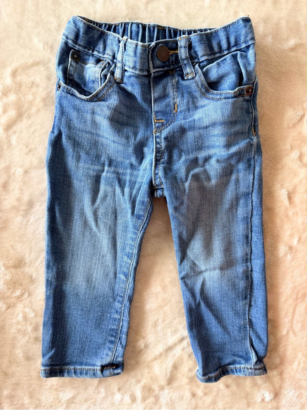 Baby GAP Light Blue Kids Denim Skinny Jeans - size 12-18 months
